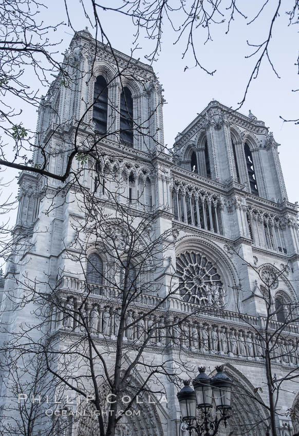 Notre Dame de Paris. Notre Dame de Paris ("Our Lady of Paris"), also known as Notre Dame Cathedral or simply Notre Dame, is a historic Roman Catholic Marian cathedral on the eastern half of the Ile de la Cite in the fourth arrondissement of Paris, France. Widely considered one of the finest examples of French Gothic architecture and among the largest and most well-known churches in the world ever built, Notre Dame is the cathedral of the Catholic Archdiocese of Paris., natural history stock photograph, photo id 28243