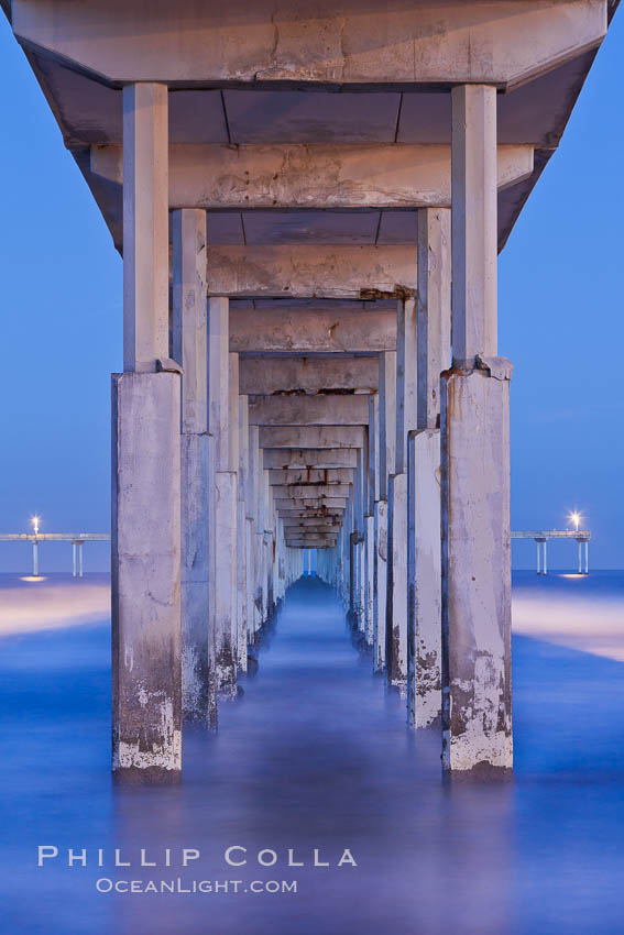 Ocean Beach Pier, also known as the OB Pier or Ocean Beach Municipal Pier, is the longest concrete pier on the West Coast measuring 1971 feet (601 m) long. San Diego, California, USA, natural history stock photograph, photo id 27386
