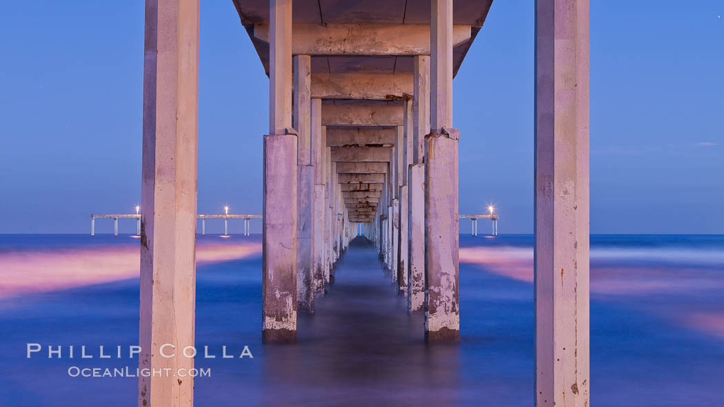 Ocean Beach Pier, also known as the OB Pier or Ocean Beach Municipal Pier, is the longest concrete pier on the West Coast measuring 1971 feet (601 m) long. San Diego, California, USA, natural history stock photograph, photo id 27387