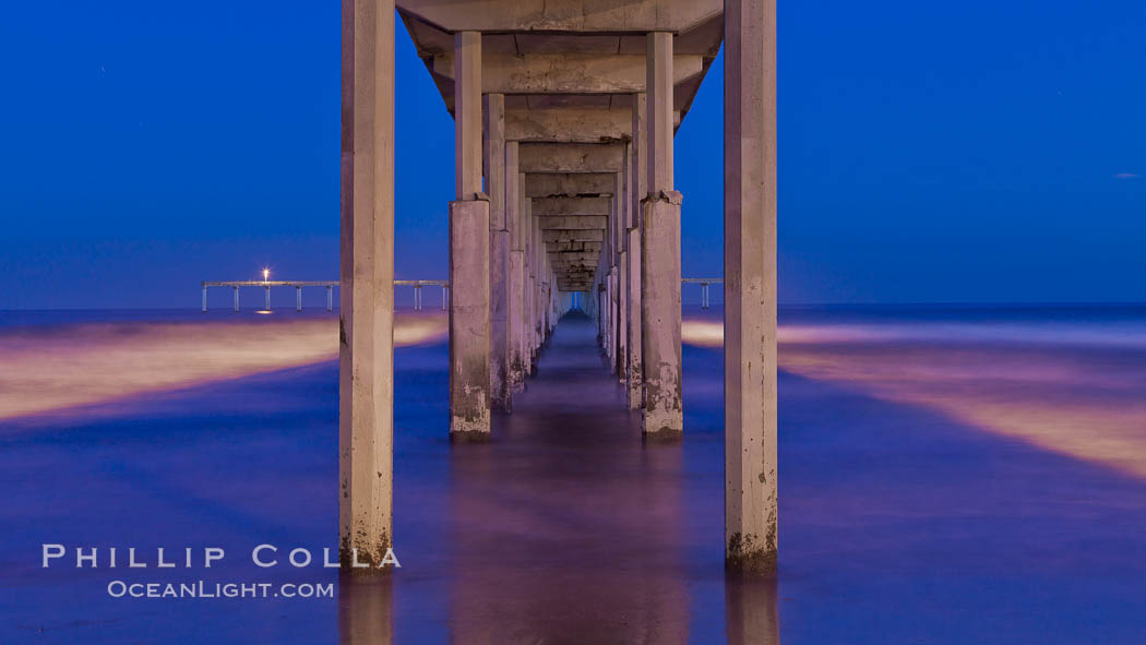 Ocean Beach Pier, also known as the OB Pier or Ocean Beach Municipal Pier, is the longest concrete pier on the West Coast measuring 1971 feet (601 m) long. San Diego, California, USA, natural history stock photograph, photo id 27385
