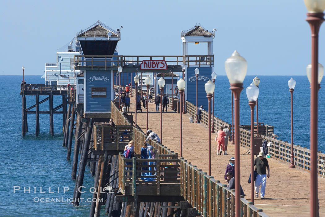 Oceanside Pier. California, USA, natural history stock photograph, photo id 20368