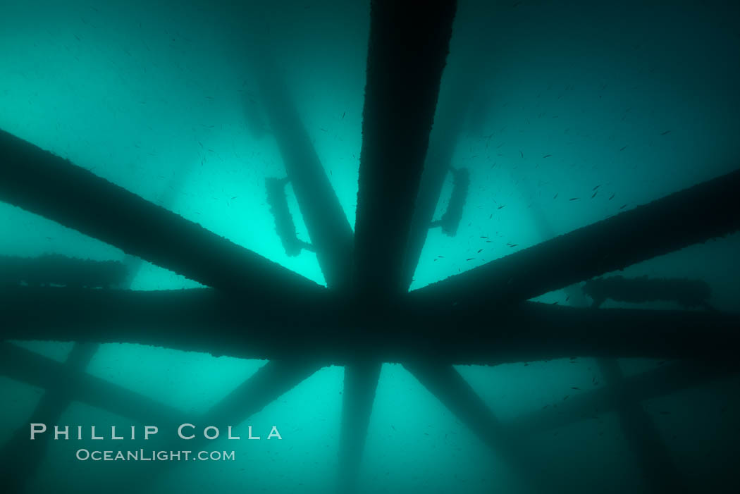 Oil Rig Eureka, Underwater Structure, Long Beach, California