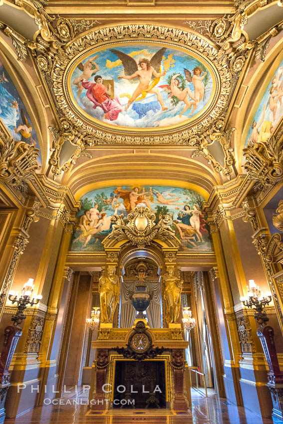 Opera de Paris, Paris Opera, or simply Opera, is the primary opera company of Paris. It was founded in 1669 by Louis XIV as the Academie d'Opera. France, natural history stock photograph, photo id 28090