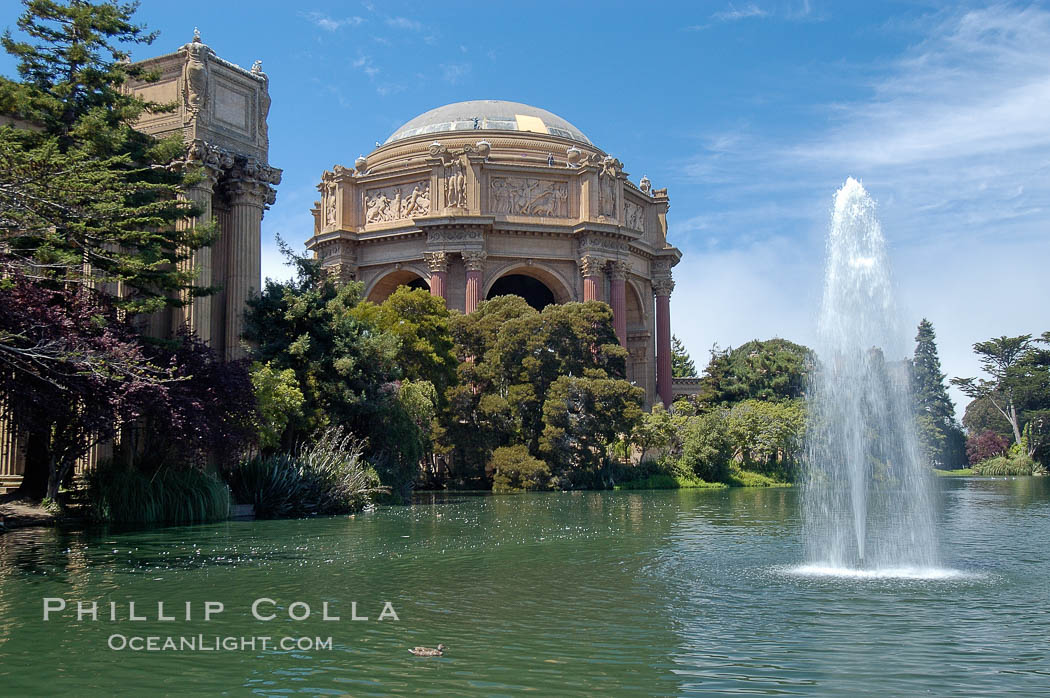 Palace of the Fine Arts. San Francisco, California, USA, natural history stock photograph, photo id 09909