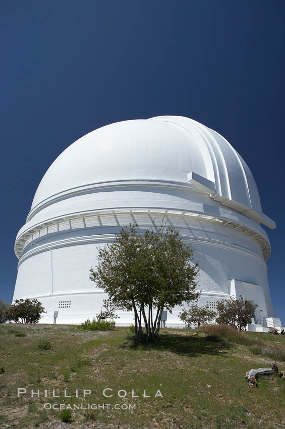 The Palomar Observatory, located in north San Diego County California, is owned and operated by the California Institute of Technology. The Observatory supports the research of the Caltech faculty, post-doctoral fellows and students, and the researchers at Caltechs collaborating institutions. Palomar Observatory is home to the historic Hale 200-inch telescope. Other facilities on the mountain include the 60-inch, 48-inch, 18-inch and the Snoop telescopes. USA, natural history stock photograph, photo id 12699