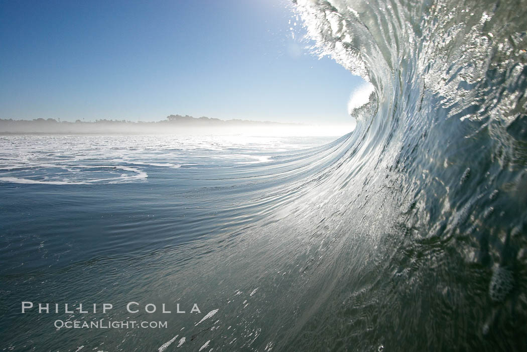 Surf, wave, winter, morning, Ponto, South Carlsbad. California, USA, natural history stock photograph, photo id 14986