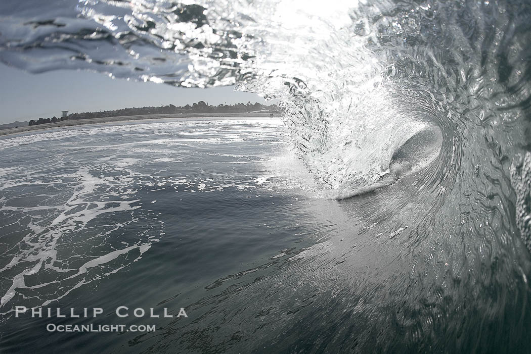 Breaking wave, Ponto, South Carlsbad. Ponto, Carlsbad, California, USA, natural history stock photograph, photo id 17688