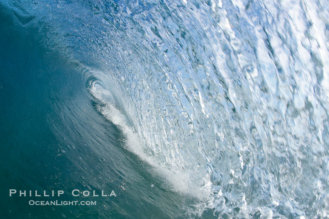 Breaking wave, Ponto, South Carlsbad, California., natural history stock photograph, photo id 17409