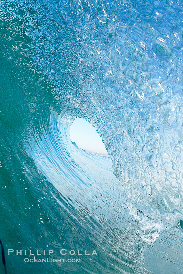 Breaking wave, Ponto, South Carlsbad., natural history stock photograph, photo id 17693