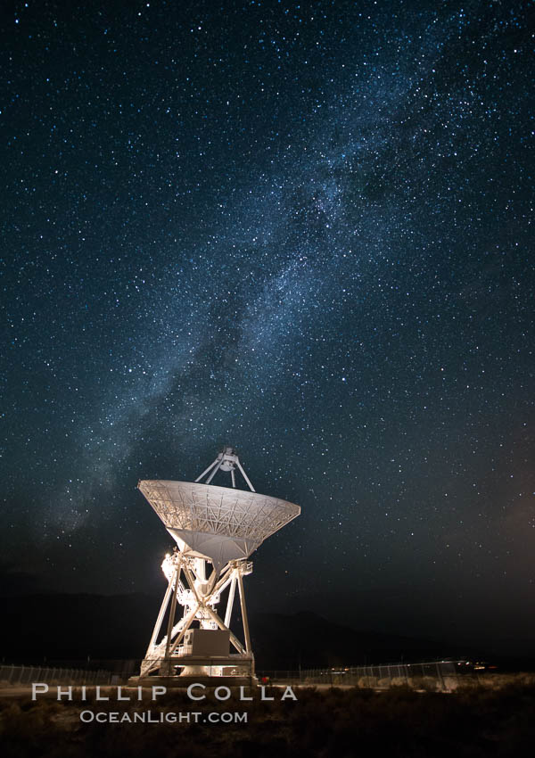 Radio telescope antenna, part of the Very Long Baseline Array (VLBA). The Very Long Baseline Array (VLBA) is a system of ten radio telescopes which are operated remotely from their Array Operations Center located in Socorro, New Mexico, as a part of the National Radio Astronomy Observatory (NRAO). These ten radio antennas work together as an array that forms the longest system in the world that uses very long baseline interferometry, Big Pine, California