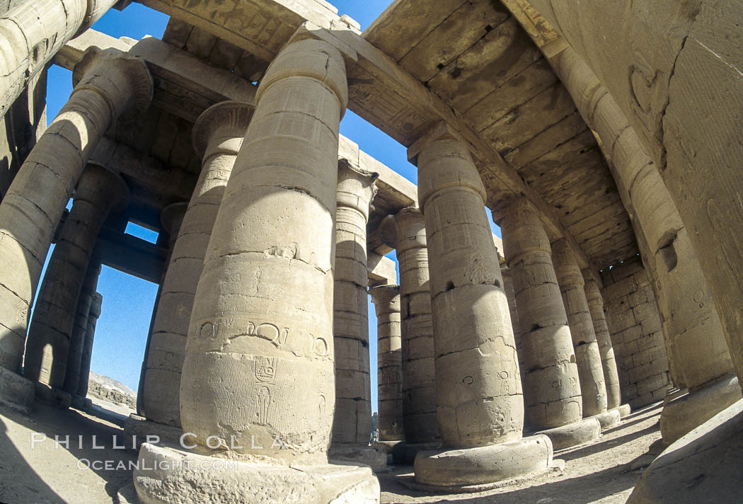 Ramesseum. Luxor, Egypt, natural history stock photograph, photo id 02591