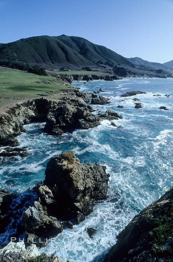Rocky Point and Highway 1. Big Sur, California, USA, natural history stock photograph, photo id 02054