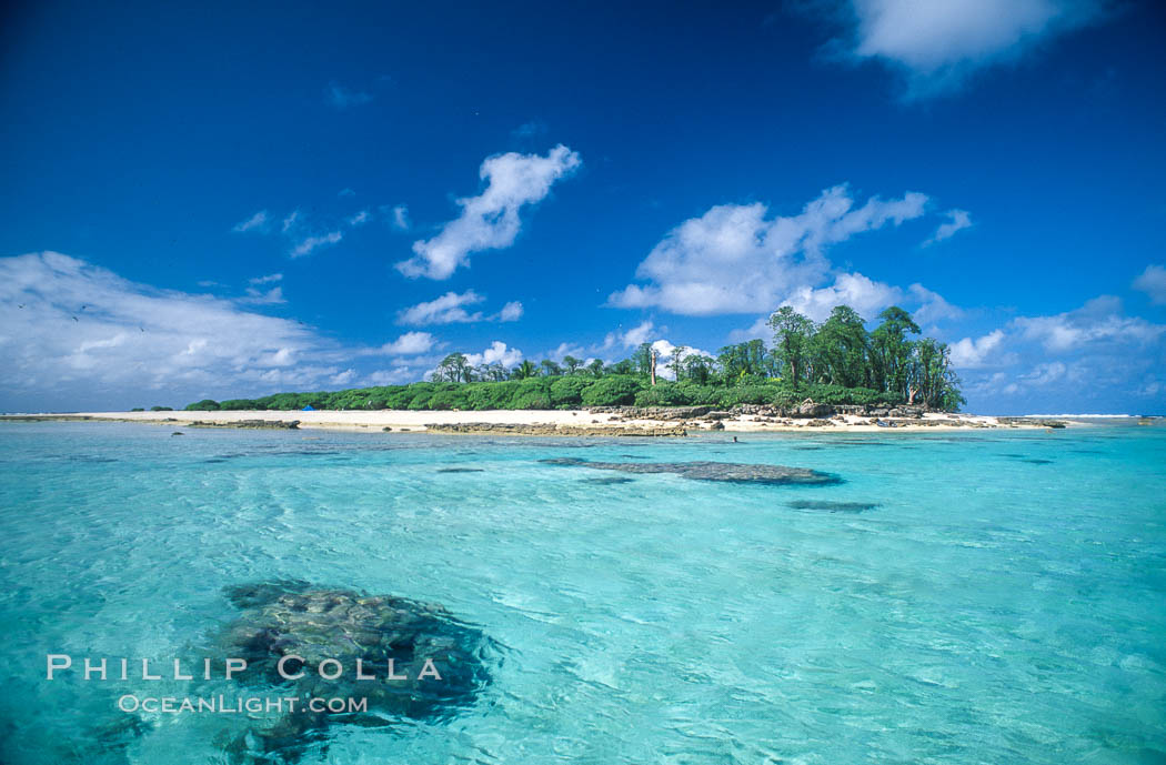 Rose Islet. Rose Atoll National Wildlife Sanctuary, American Samoa, USA, natural history stock photograph, photo id 00839