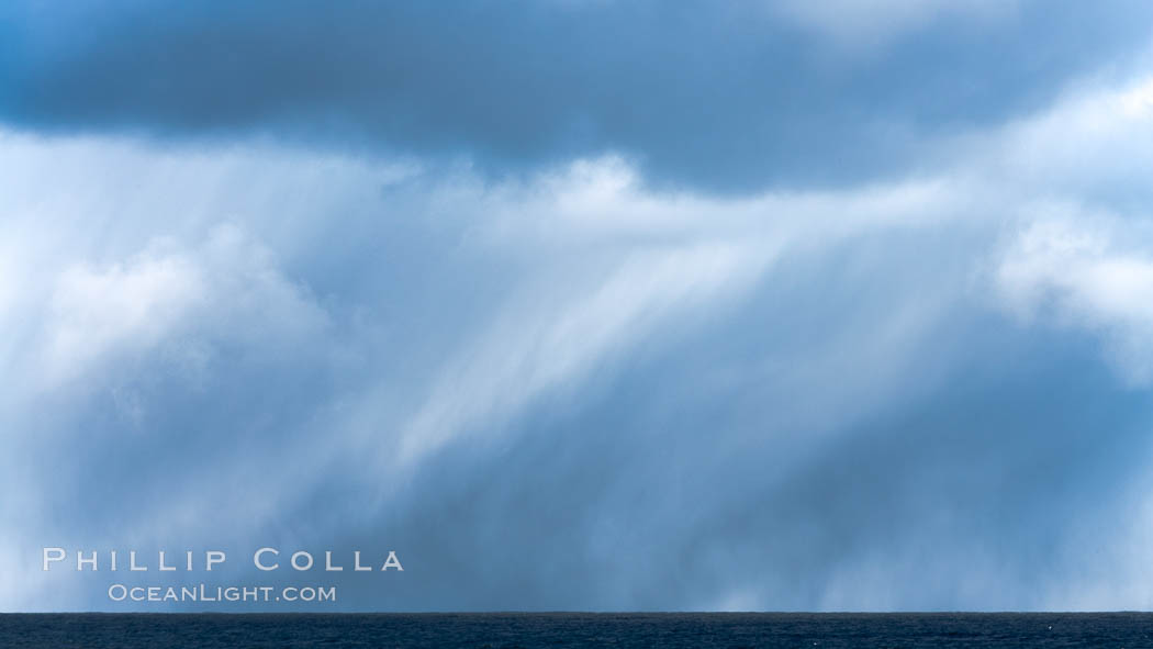 Clouds, weather and light mix in neverending forms over the open ocean of Scotia Sea, in the Southern Ocean., natural history stock photograph, photo id 24758