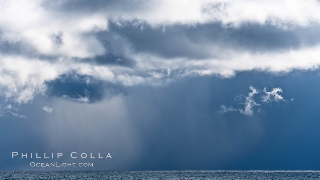 Clouds, weather and light mix in neverending forms over the open ocean of Scotia Sea, in the Southern Ocean., natural history stock photograph, photo id 24757