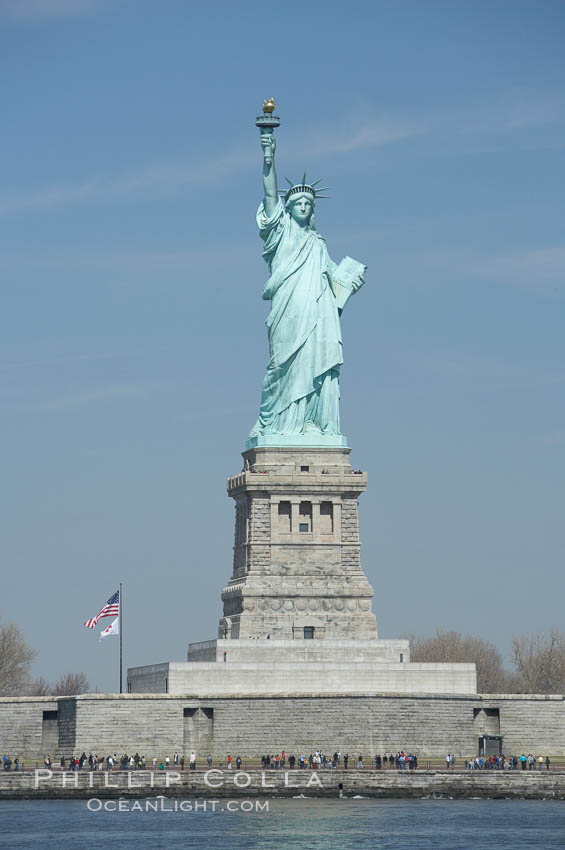 The Statue of Liberty, New York Harbor. Statue of Liberty National Monument, New York City, USA, natural history stock photograph, photo id 11086