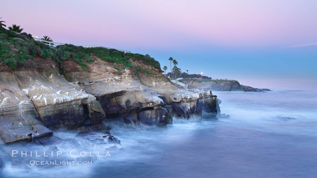 Earth Shadow lies over Point La Jolla at dawn