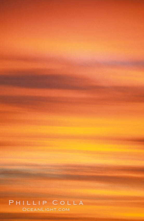 Clouds and sunlight. La Jolla, California, USA, natural history stock photograph, photo id 04818