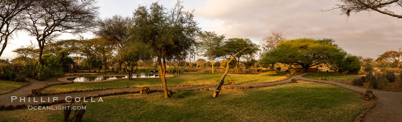 Tawi Lodge, luxury safari lodge, Kenya. Amboseli National Park, natural history stock photograph, photo id 29562