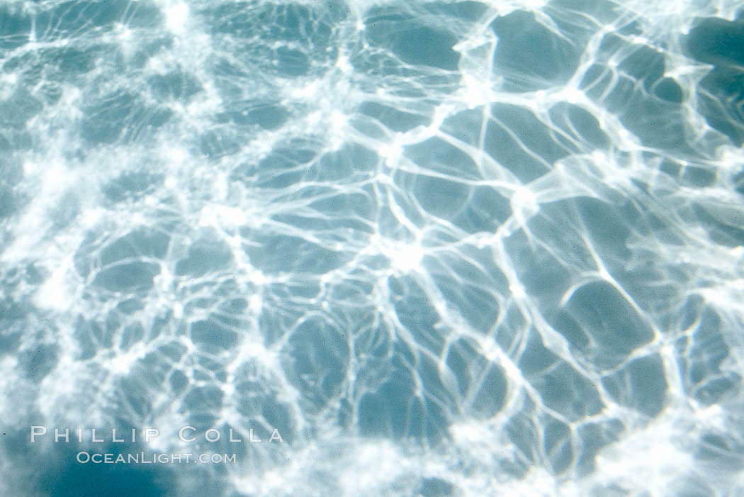 Trochoidal sunlight patterns on the bottom of a swimming pool