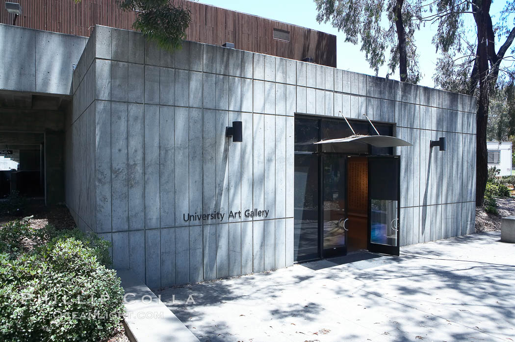 University Art Gallery on Muir College, University of California San Diego (UCSD). University of California, San Diego, La Jolla, USA, natural history stock photograph, photo id 12856