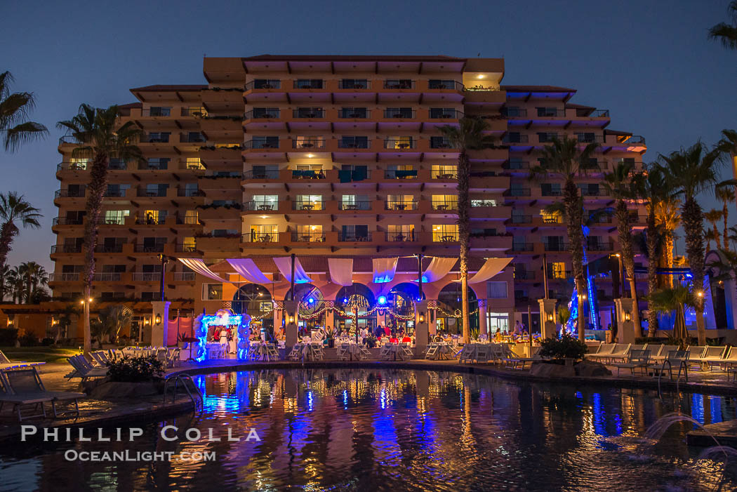 Villa del Palmar resort, sunset., natural history stock photograph, photo id 28943