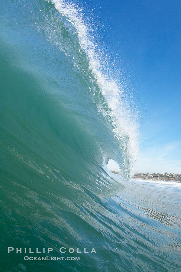 Cardiff, morning surf., natural history stock photograph, photo id 17893