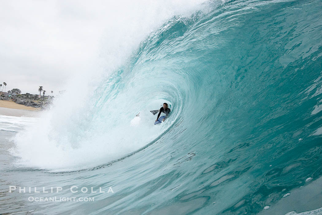 Brian Antonopoulos, The Wedge, overcast day.,  Copyright Phillip Colla, image #16914, all rights reserved worldwide.