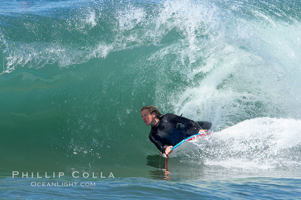 September swell at the Wedge. The Wedge, Newport Beach, California, USA, natural history stock photograph, photo id 14416