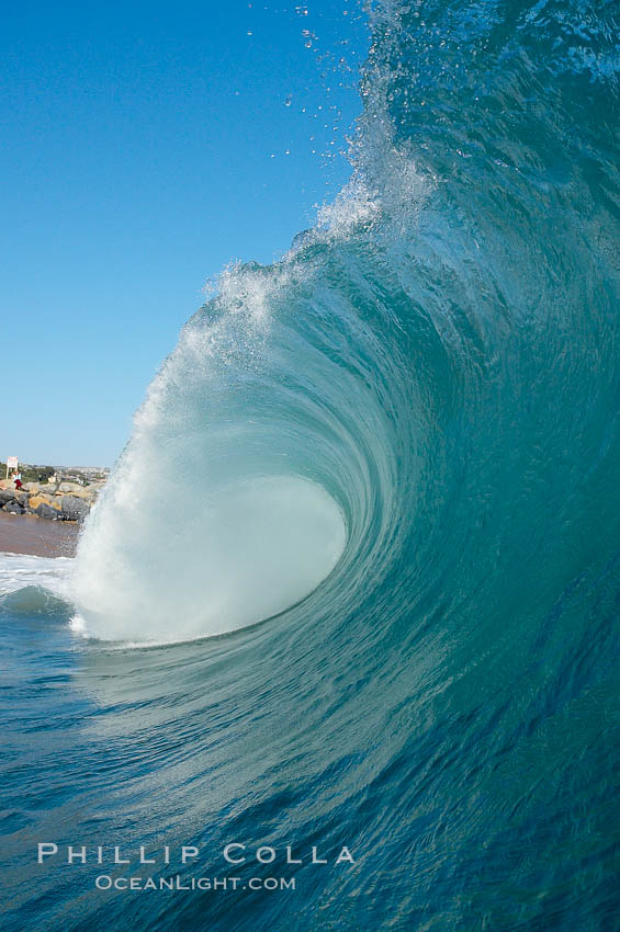 Wave. The Wedge, Newport Beach, California, USA, natural history stock photograph, photo id 16819