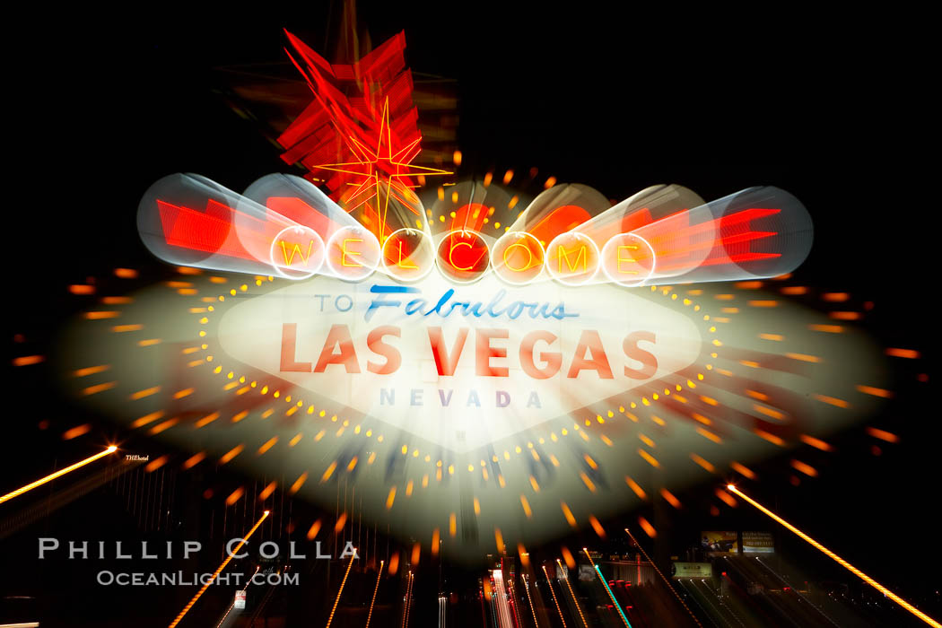 Welcome to Fabulous Las Vegas.  What happens in Vegas stays in Vegas. Nevada, USA, natural history stock photograph, photo id 20698
