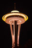 Space Needle at night. Seattle, Washington, USA. Image #13667