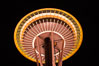 Space Needle at night. Seattle, Washington, USA. Image #13669