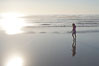 Child on the beach. Ponto, Carlsbad, California, USA. Image #14462