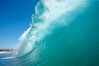 Wave breaking, tube, Newport Beach. California, USA. Image #16802