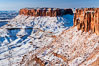 Canyonlands National Park, winter, viewed from Grandview Point.  Island in the Sky. Utah, USA. Image #18097