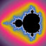 The Mandelbrot Fractal.  Fractals are complex geometric shapes that exhibit repeating patterns typified by <i>self-similarity</i>, or the tendency for the details of a shape to appear similar to the shape itself.  Often these shapes resemble patterns occurring naturally in the physical world, such as spiraling leaves, seemingly random coastlines, erosion and liquid waves.  Fractals are generated through surprisingly simple underlying mathematical expressions, producing subtle and surprising patterns.  The basic iterative expression for the Mandelbrot set is z = z-squared + c, operating in the complex (real, imaginary) number set. Image #18731