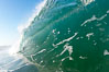 Breaking wave, early morning surf. Ponto, Carlsbad, California, USA. Image #19406