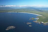 Ahouse Bay and Vargas Island, aerial photo, Clayoquot Sound in the foreground, near Tofino on the west coast of Vancouver Island. British Columbia, Canada. Image #21068