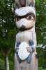 Totem pole. Butchart Gardens, Victoria, British Columbia, Canada. Image #21129