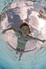 Young girl swimming in a pool. Image #25288
