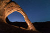 Stars over Corona Arch at Night, Moab, Utah. USA. Image #29244