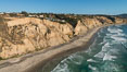 Aerial Photo of San Diego Scripps Coastal SMCA. Blacks Beach and Torrey Pines State Reserve. La Jolla, California, USA. Image #30736