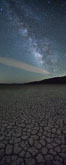 Milky Way over Clark Dry Lake playa, Anza Borrego Desert State Park. Image #31035