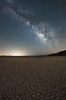 Milky Way over Clark Dry Lake playa, Anza Borrego Desert State Park. Image #31036