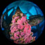 Oil Rig Eureka, Underwater Structure and invertebrate Life. Long Beach, California, USA. Image #34660