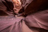 Owl Canyon, a beautiful slot canyon that is part of the larger Antelope Canyon system. Page, Arizona. Navajo Tribal Lands, USA. Image #36028