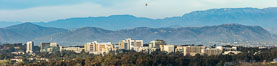 UCSD University of California San Diego, viewed from Mount Soledad, Panoramic Photo. La Jolla, USA. Image #36667