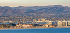 Hotel Del Coronado and Coronado Island City Skyline, viewed from Point Loma. San Diego, California, USA. Image #37499