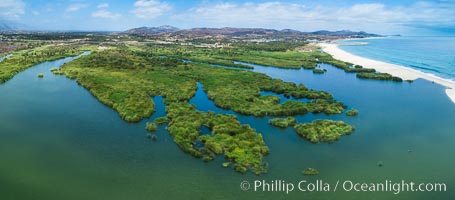 Estero San Jose, aerial photo